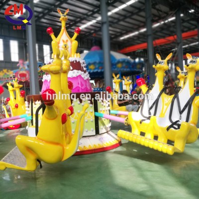 Chinese kids games christmas amusement ride electric kangaroo jump rides amusement park